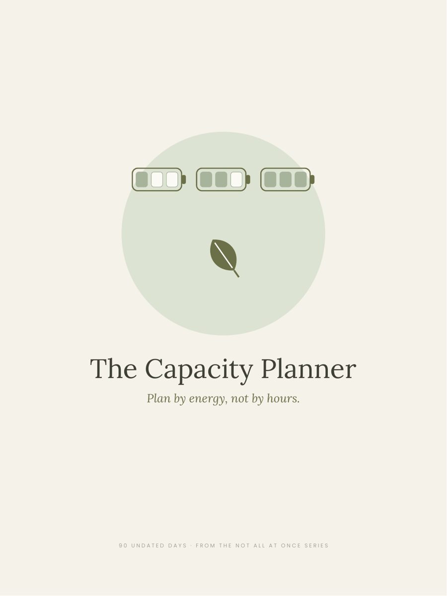 The Capacity Planner — Cover